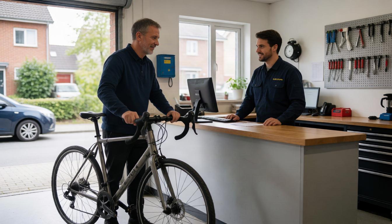Family bicycle servicing